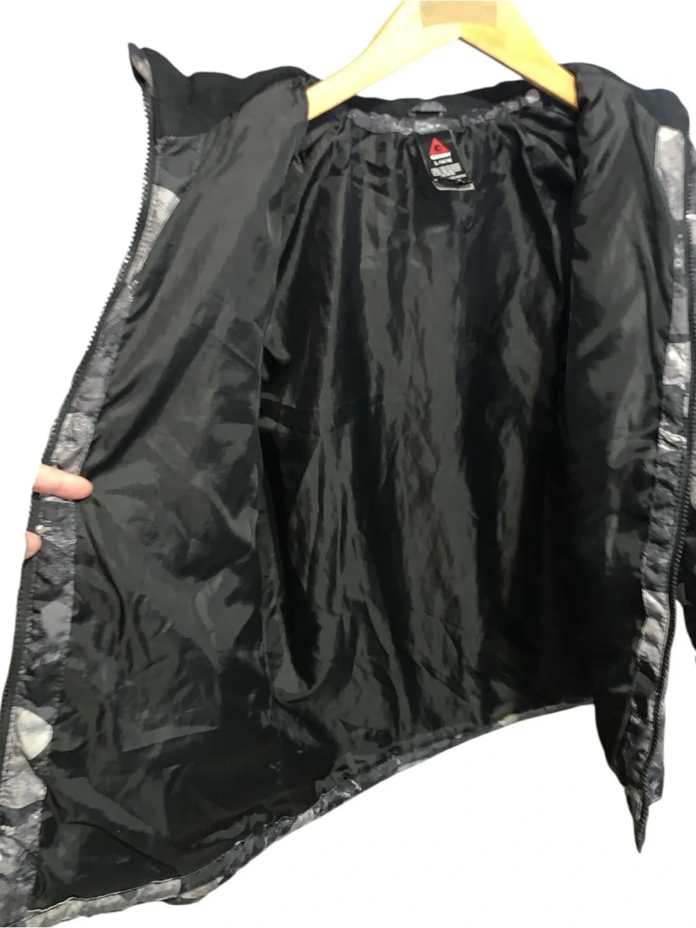 Gerry Boys 14/16 Camo Winter Puffer Jacket Gray Black